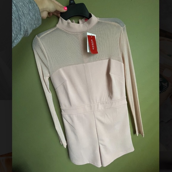 Guess Pants - Guess Pink Shyne Romper